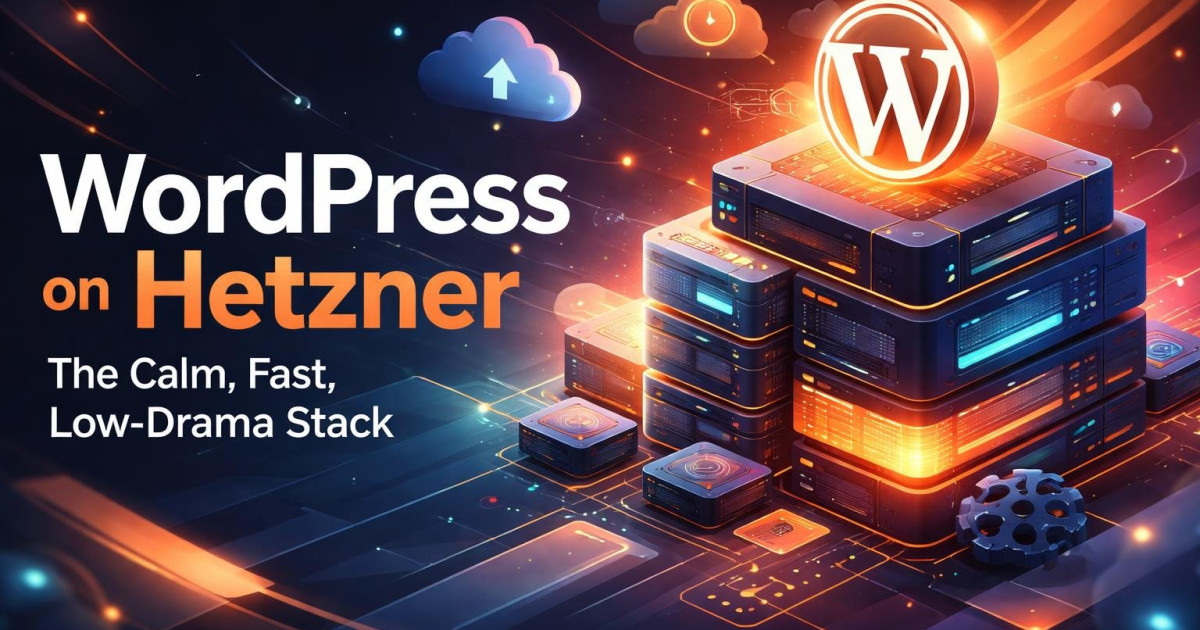 WordPress on Hetzner: The Calm, Fast, Low-Drama Stack — WordPress on Hetzner