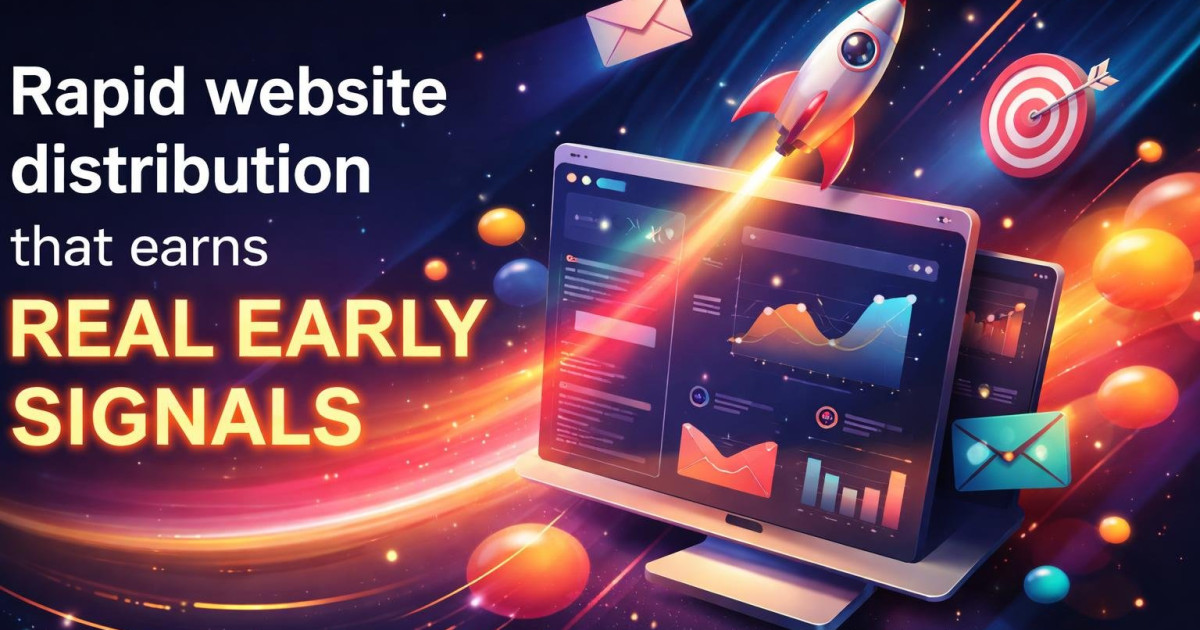 Rapid website distribution that earns real early signals — rapid website distribution